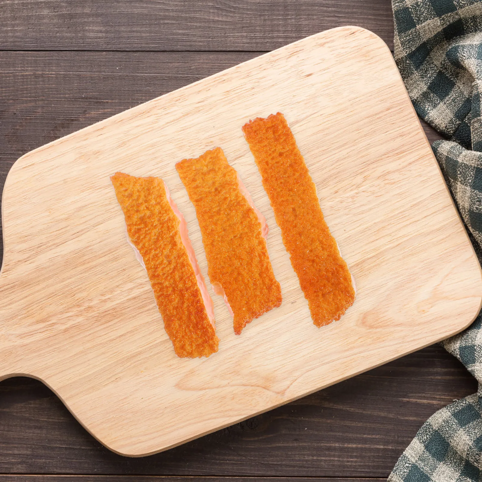 

3Pcs Artificial Fried Pork Cutlet Simulation Food Shop Display Decoration Lifelike Plastic Prop Kitchen Home Photo Scene Layout