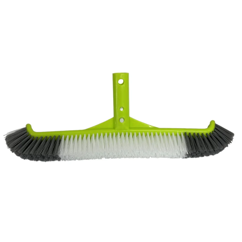 

Щетка для бассейна с изогнутыми краями 17,5 дюйма — зажимы EZ для чистки стен, плитки, полов