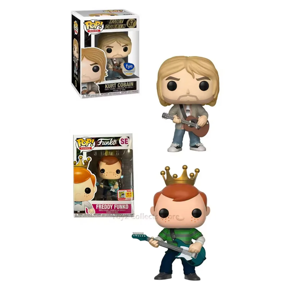 فانكو بوب روكس كورت كوبين # 67 فريدي فانكو # ألعاب شخصيات الحركة من الفينيل SE هدايا للأطفال