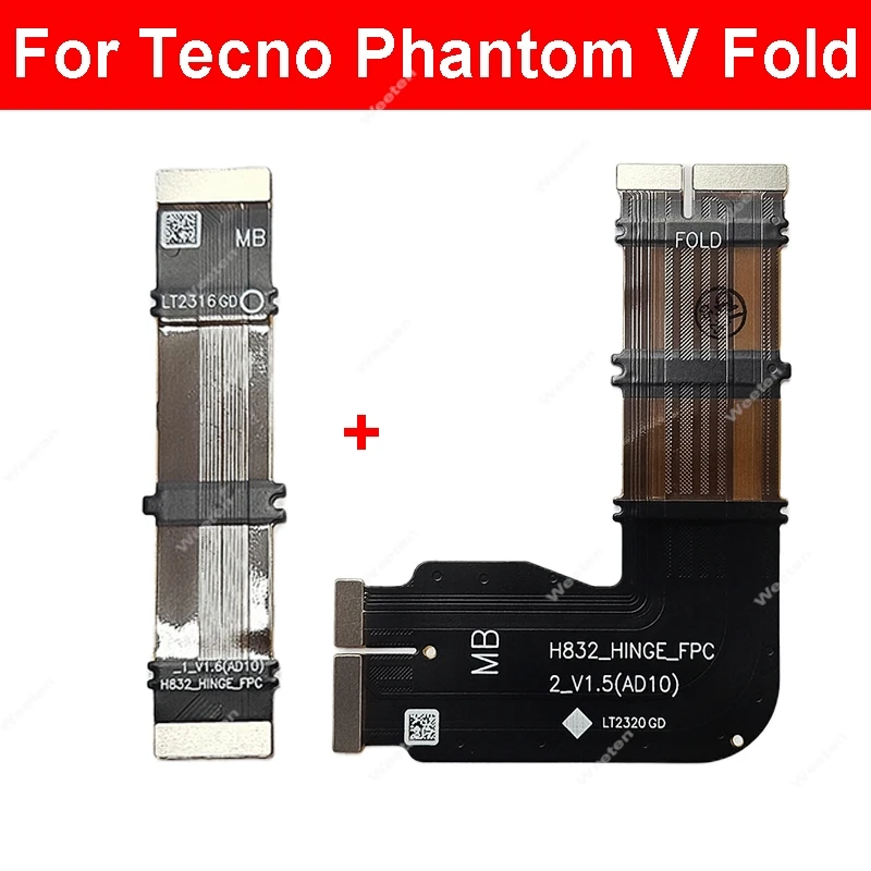 Motherboard LCD Display Screen Connector Flex For Tecno Phantom V Fold AD10 Spin Axis Flex Cable Repair parts image 4