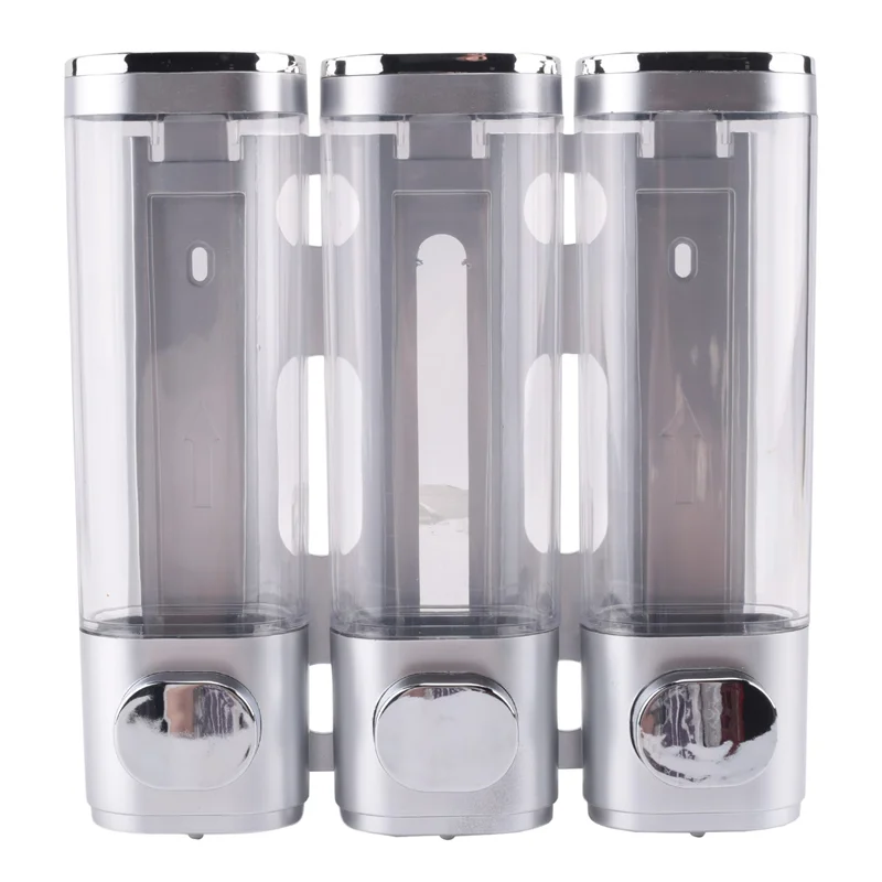 

【Ограниченное предложение по времени】 2X 3-в-1 Настенный диспенсер и органайзер для душевых насосов для ванной комнаты — можно использовать для шампуня, кондиционирования