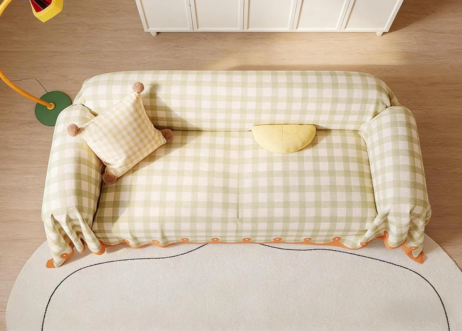 One Piece Sofa Cover Full Cover Dust Proof Slipcover Non Slip Full Sofa Pad Four Seasons Universal Cat Scratch Resistant