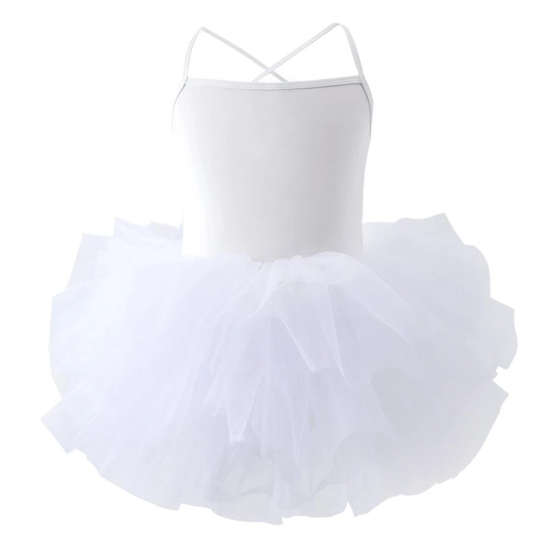 Sarong de danse licou pour filles, confortable et respirant, à la mode, vêtements d'entraînement de Ballet une pièce, jupe bouffante, nouvelle collection été