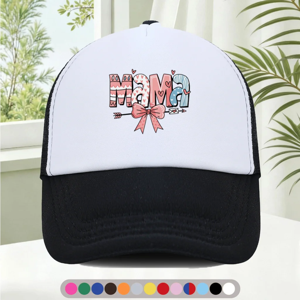 Fashionable and Versatile Sponge Mesh Cap  Features Cool Printed Patterns, Unisex  American Trucker Hat  HighQuality Hat  S
