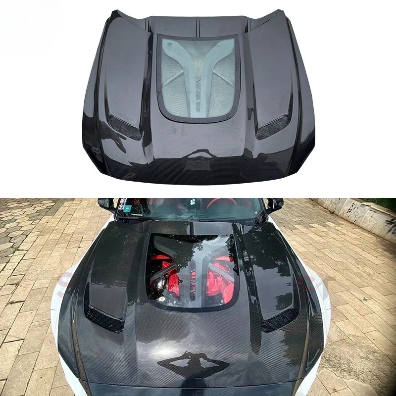 

Suitable For Ford Mustang Mustang Carbon Fiber Hood To Dawn M1 Transparent Hood Surround Accessories