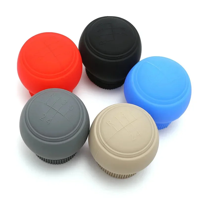 Universal Gear Shift Knob Silicone Cover Gear Rod Protect Case Dustproof WaterProof Lever Handle Skin Nonslip Manual Shifter