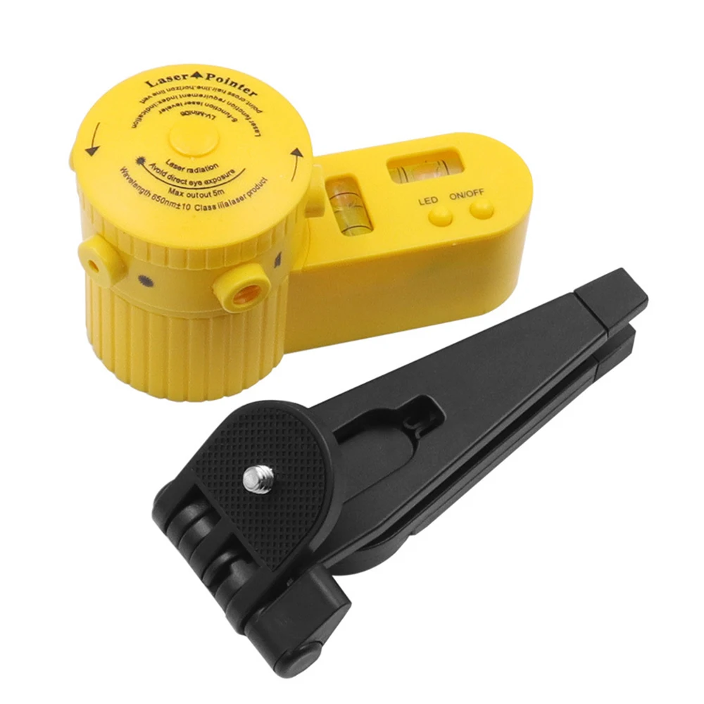 Laser-Nivelliergerät, multifunktional, 4-in-1, Haushalts-Nivellierlineal, Messlaserlineal mit drehbarem Stativ, vertikale horizontale Wasserwaage – Detail 10
