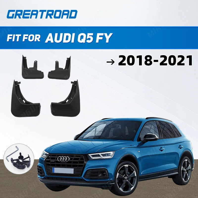 Car Mud Flaps Splash Guards Mudguards Mudflaps for Fender Accessories For Audi Q5 FY 2018 2019 2020 2021