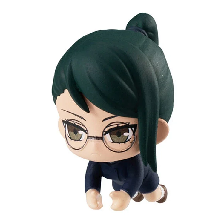 Azione Anime Jujutsu Kaisen Hugcot Gashapon Mini Okkotsu Yuta Inumaki Toge Getou Suguru Gojo Panda Bambola da collezione Capsula Giocattoli