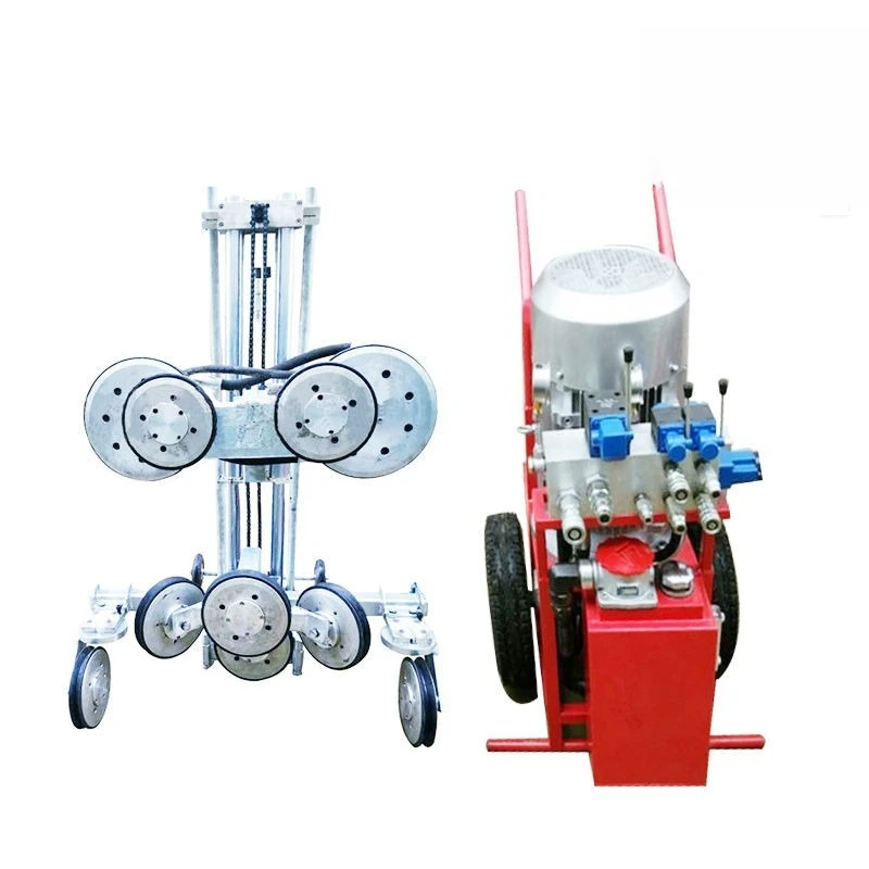 Hydraulic Wire Saw Machine 22kW Hydraulic Power Unit Diamond Wire Automatic Hydraulic Concrete Cutter Rig