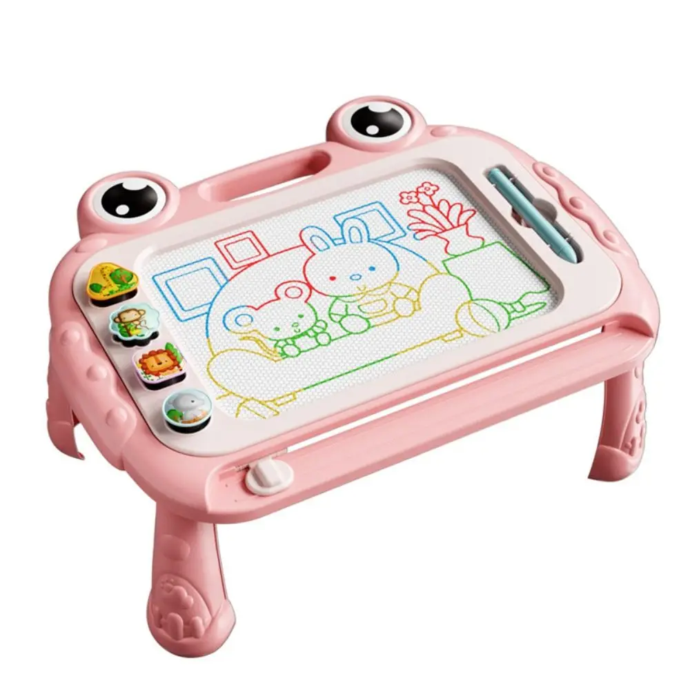 Frog Magnetic Drawing Board Painting Table Leg Doodle Board Toy Graffiti Erasable Erasable Magnetic Graffiti Board Kindergarten