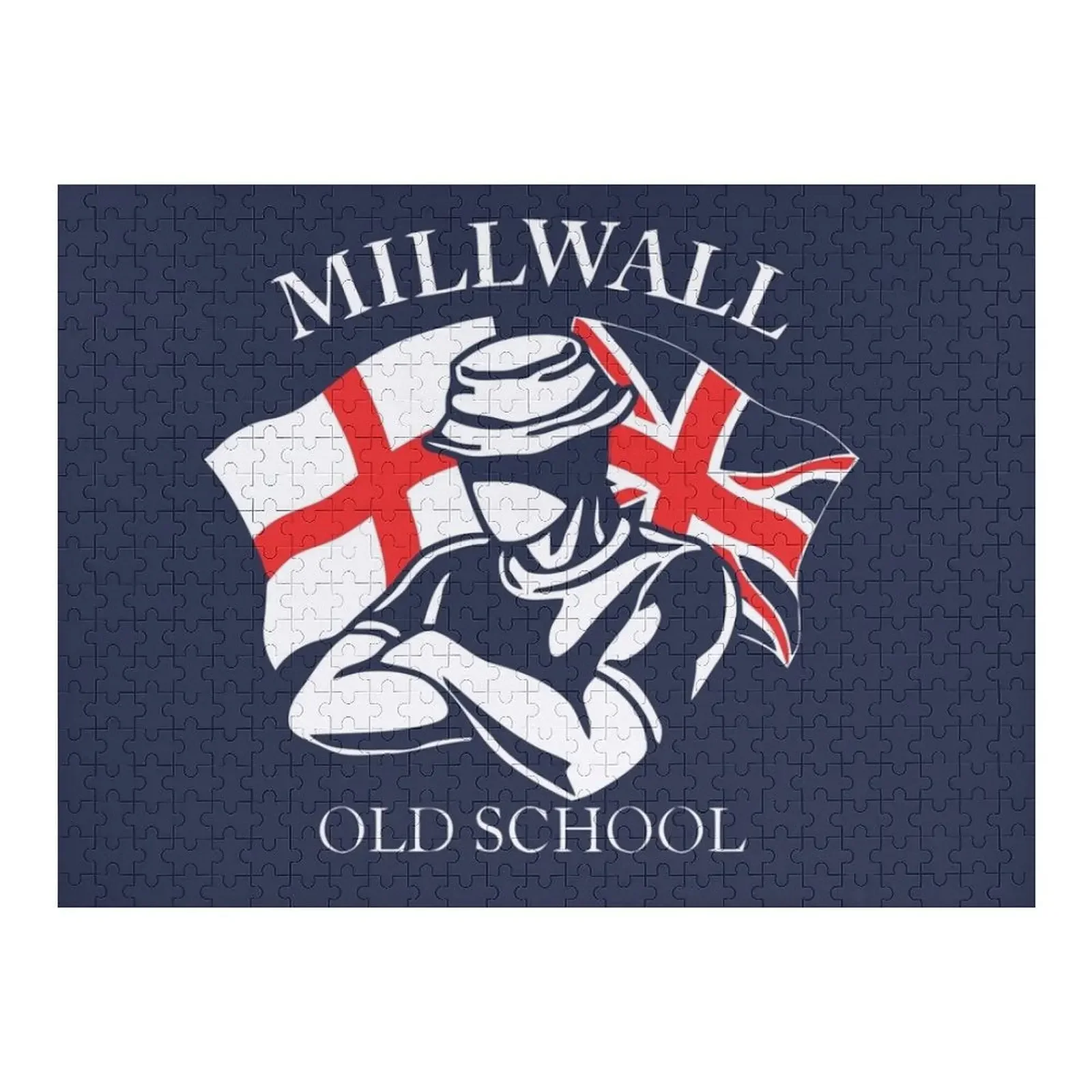 

Головоломка Milwall Old School, персонализированные игрушки, деревянное имя, индивидуальное имя, детская игрушка-головоломка