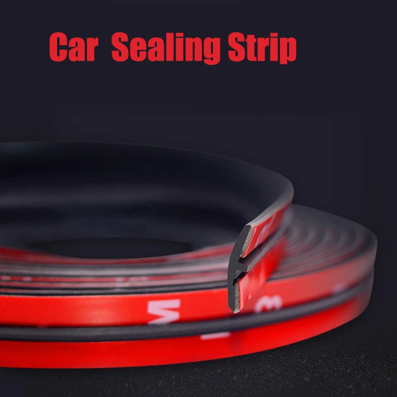 Windproof Dustproof Waterproof Car Rubber Seals Edge Strips Auto Noise Reduction Seal Protector for Windshield Roof Window