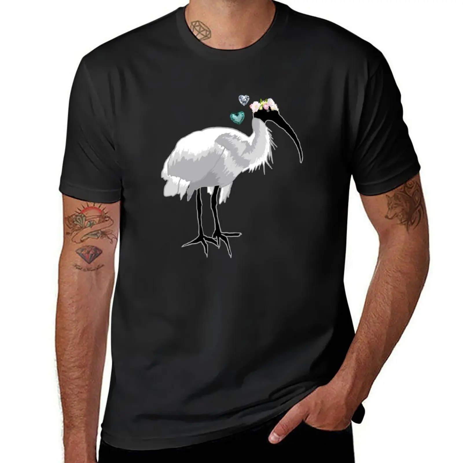 

Футболка Bin Chicken Beauty, одежда больших размеров, быстросохнущие дизайнерские рубашки, мужская одежда