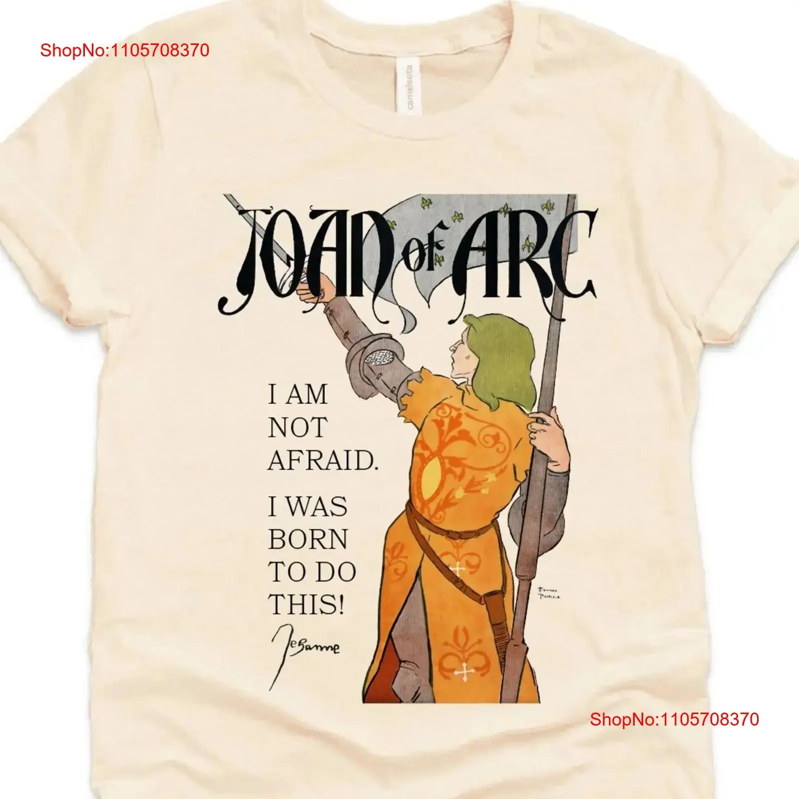 Joan of Arc T Shirt SweaT Business Entrepreneur Resilience Courage Bravery Catholic Saint vintage Washed fashion