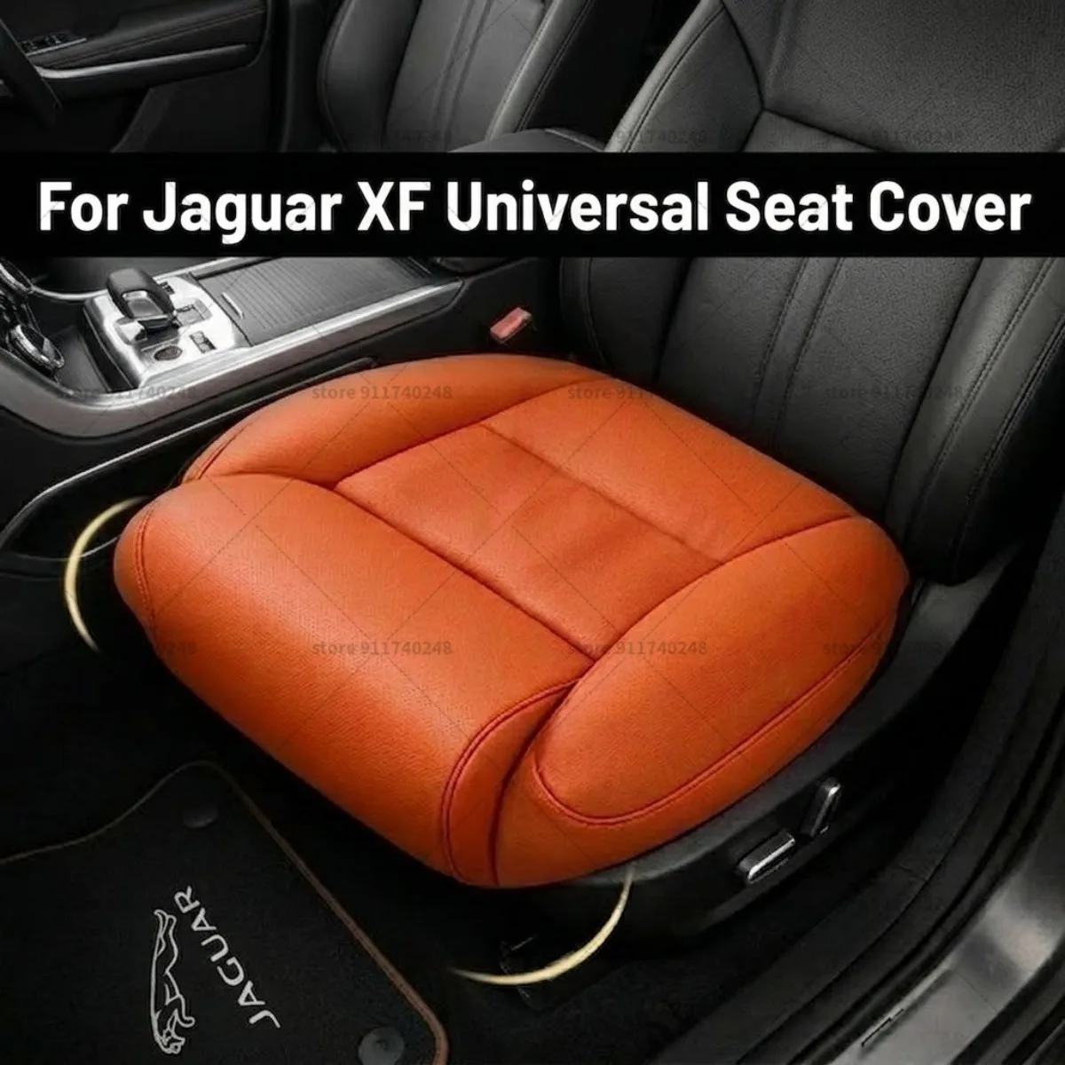 

For Jaguar Seat Leg Support Extension Cushion Thigh Support Pillow Memory Foam Leather Leg Extender Interior Accessories