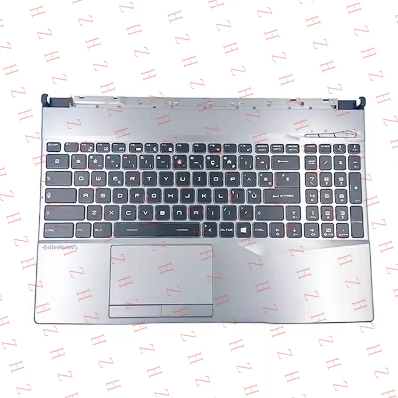 P+ Palmrest with Keyboard Touchpad Silver US for Msi GL65 Alpha15 MS-16U4 16U1 16U7