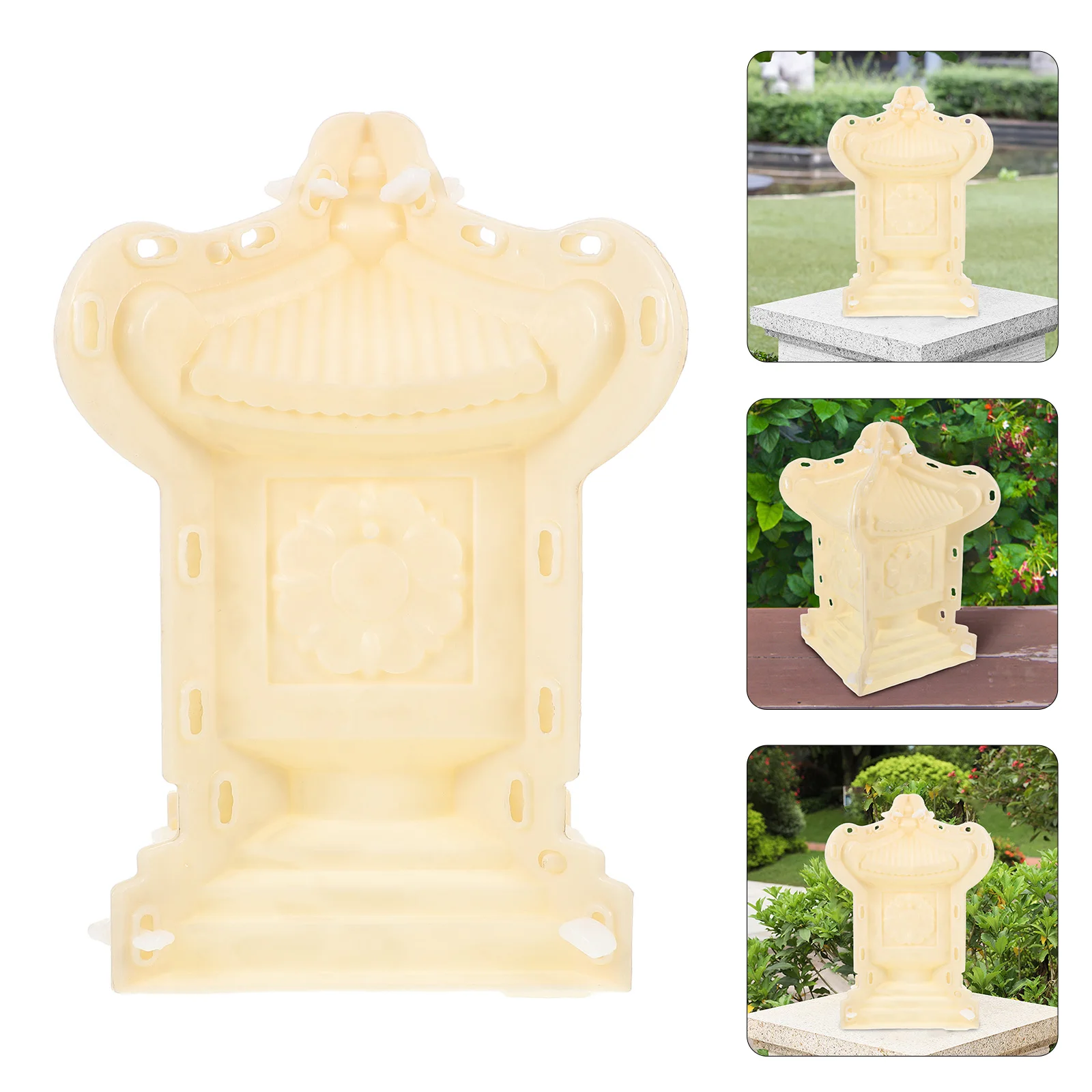 

Elegant Roman Column Mold : Durable Concrete Stone Molding For Outdoor Garden Fences Sculptures Reusable European Style