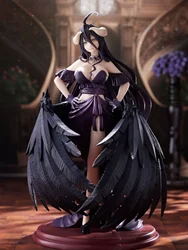 In Stock Original 20cm PVC Artist MasterPiece AMP Overlord Albedo Black Dress Taito Action Around Genuine Dolls Toy Gift