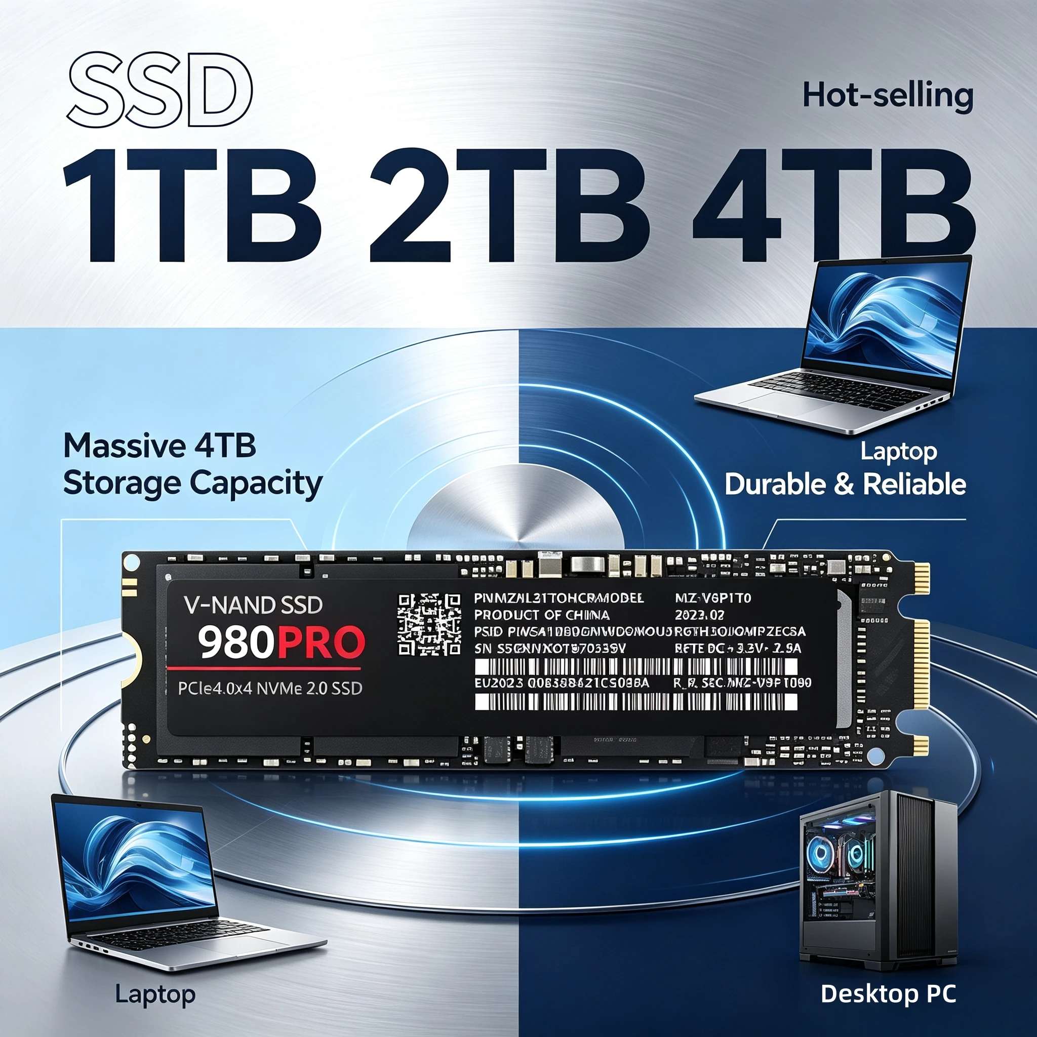 Origina Internal M2 SSD NVMe 2TB PCIe 40 7400MBs Solid State Drive For Laptop PC Gaming Super Performance X System