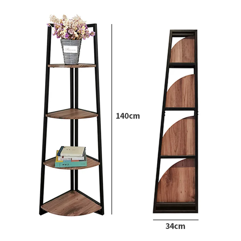 Étagère d'Angle Pliable en Bois T1, 1 Pièce, Support de Rangement de Sol, Fleur, Mur de Chambre, Triangulaire