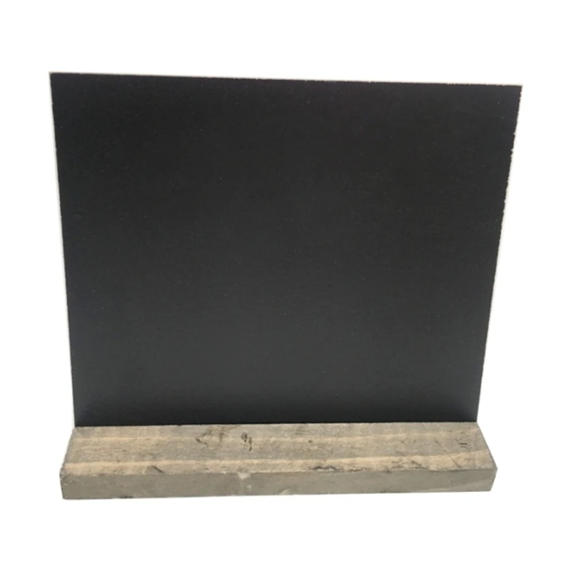 Reusable Table Sign Blackboard Single-sided Blank Sign Holder for Office Home Store Restaurant Desktop Decorative