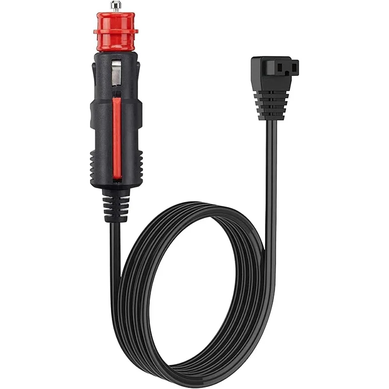 

16AWG 12V24V Two-hole Pin Tail Car Compressor Refrigerator Wire Car German Cigarette Lighter Refrigerator Plug Wire