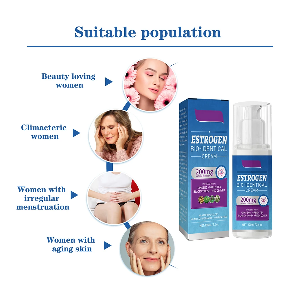 Menopause Relief Estrogen Cream Balances Hormone Levels Body Care Supplies