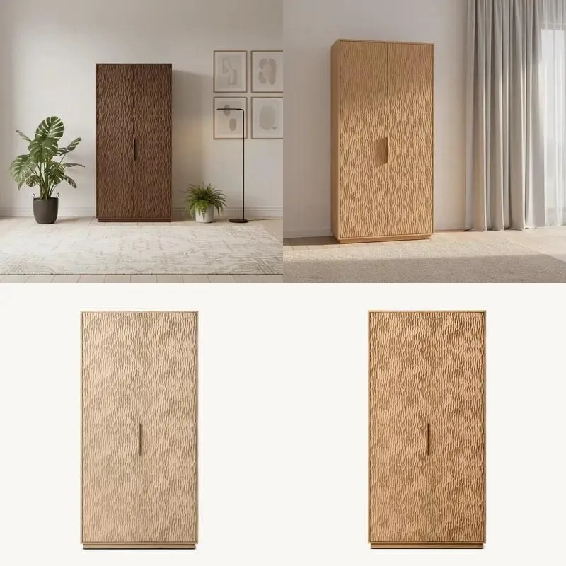 Luxury Solid Wood Living Room Storage Display Cabinet Modern Home Furniture Organizer Showcase Unit for Decor and Storage
