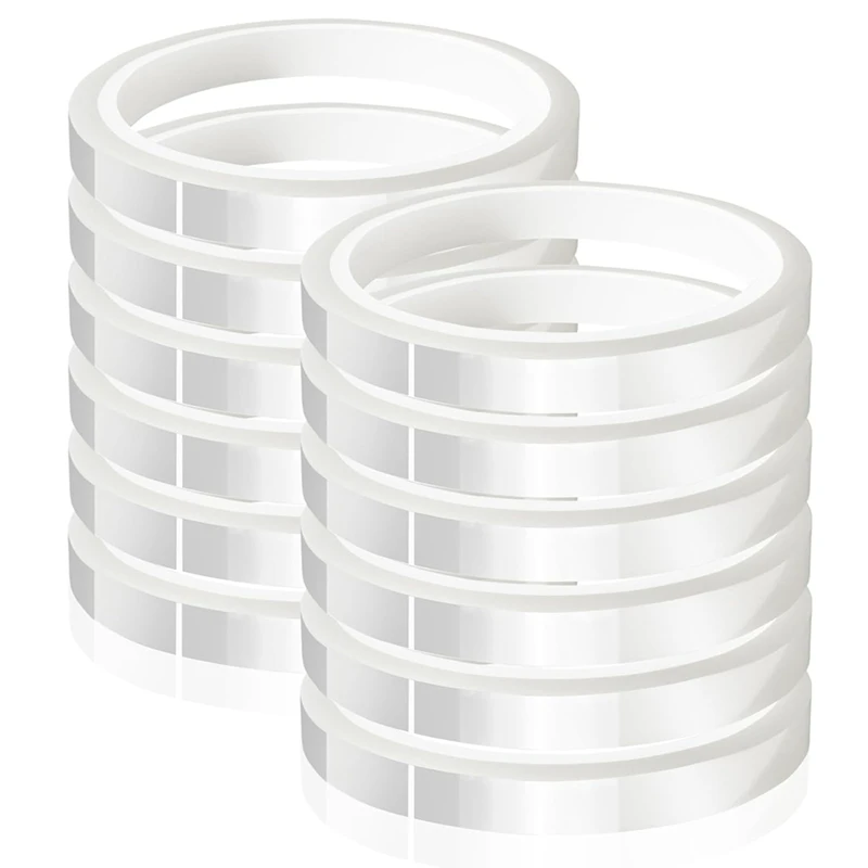 

AB42-12 Rolls 10Mm X 33M(108Ft) Clear Heat Tape,Transparent For Heat Press And Sublimation,Heat Transfer Vinyl