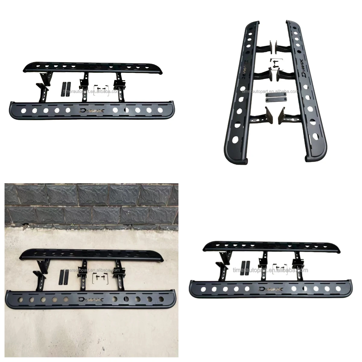 Hot selling:2017 Isuzu Dmax 4wd Overlanding Steel Heavy Side Steps Running Boards
