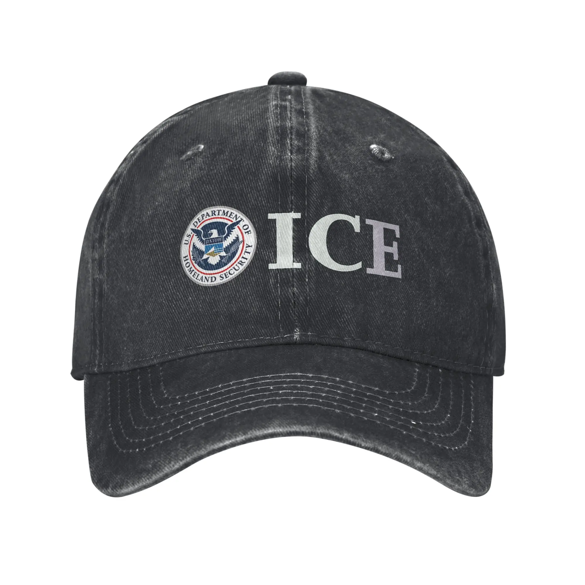 ICE Immigration Casual Baseball Cap Hiking Fishing Trucker Hat Spring Breathable Couple Women Street Style Baseball Caps