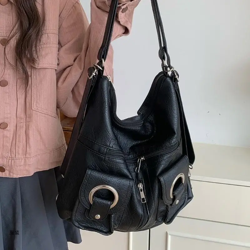 D0UD Fashion Women Backpack Purse PU School Bags Anti-theft Casual Shoulder Bag