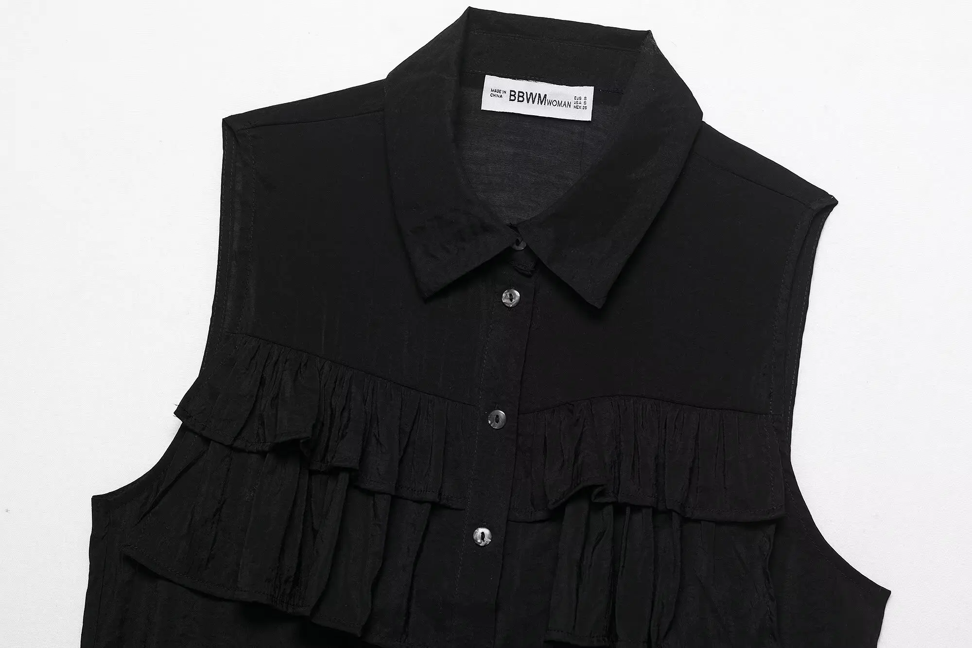 KONDALA Chic Solid Elegant Tierred Woman Top Semi-transparent Streetwear Modern Vest Fashion 2025 Sleeveless Party Mujer Tops