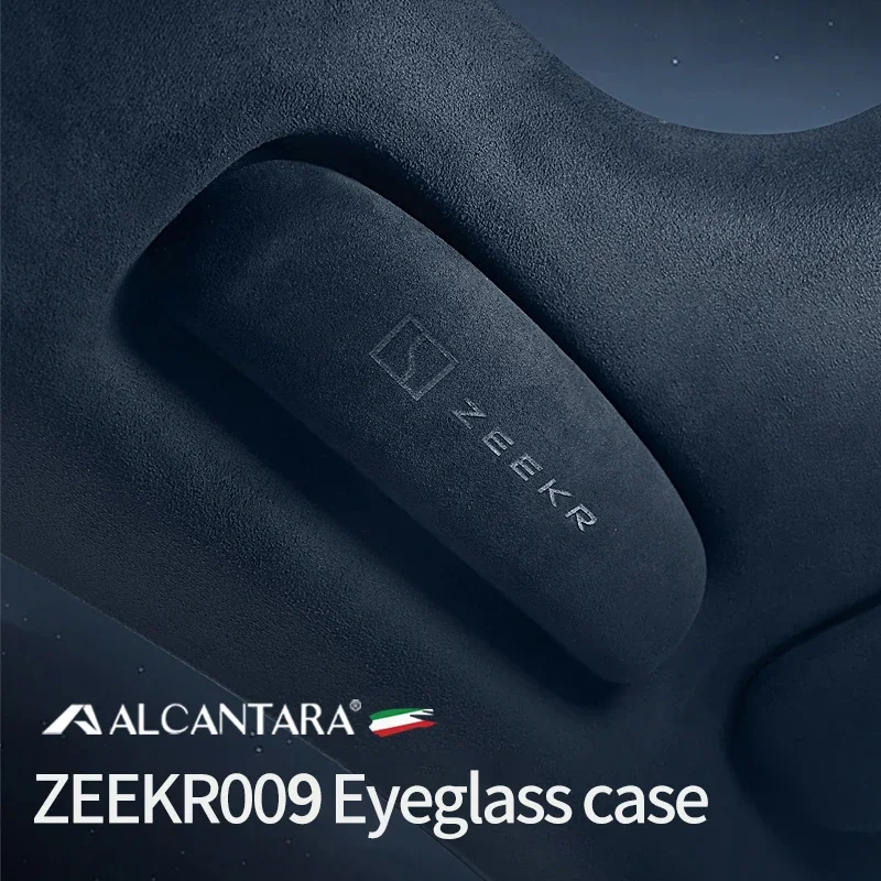 car eyewear case box sunglasses holder alcantara suede suitable For zeekr 009 001 zeekr X Glasses storage box car Accessories