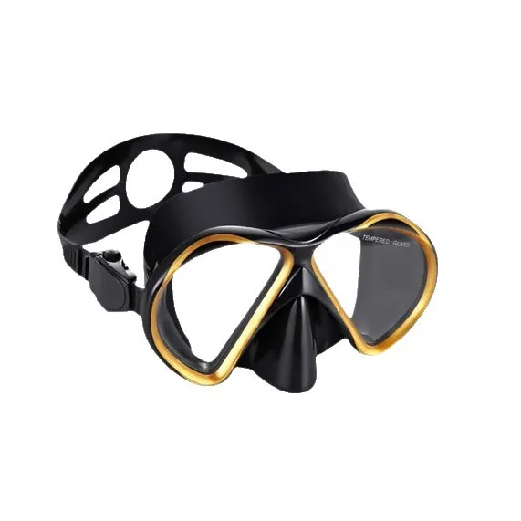Snorkeling Erbao snorkeling set, silicone mask, diving goggles tempered glass, full dry breathing tube set.