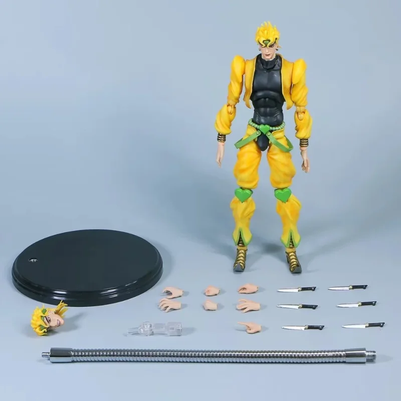 Anime Jojos Bizarre Adventure Part III Dio The World Super Action Statue Big Figure PVC Model Collection Desk Decoration Gift