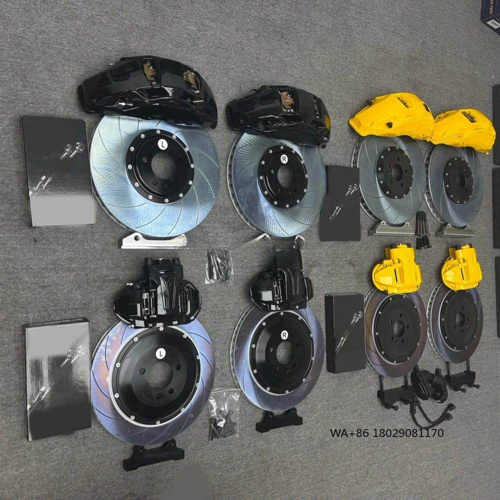 

Тормозной комплект Желтый/черный гоночный тормозной суппорт 10 поршневых суппортов 420 мм с прорезями для большого комплекта Q50 для суппорта