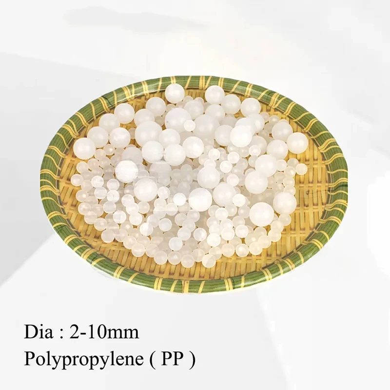 50-1000Pcs Polypropylene ( PP ) Solid Plastic Balls Diameter 2-10mm Precision Bearings Rolling Bead Polypropylene Plastic Ball