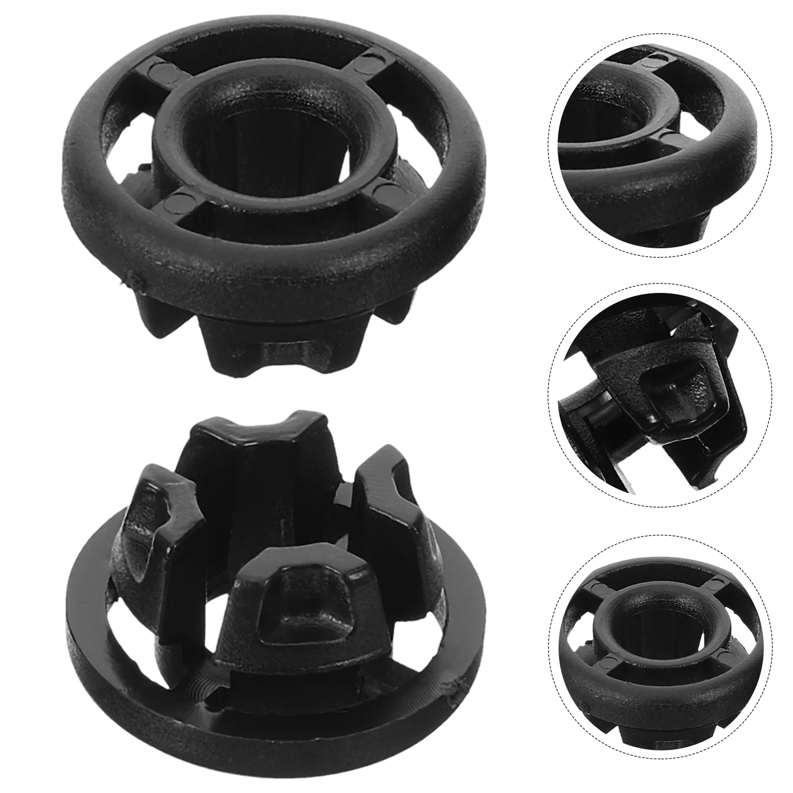 

50pcs Engine Cover Grommets Bung Hood Prop Rod Clip Car Hood Support Bracket for Vehicles Durable Plastic Easy