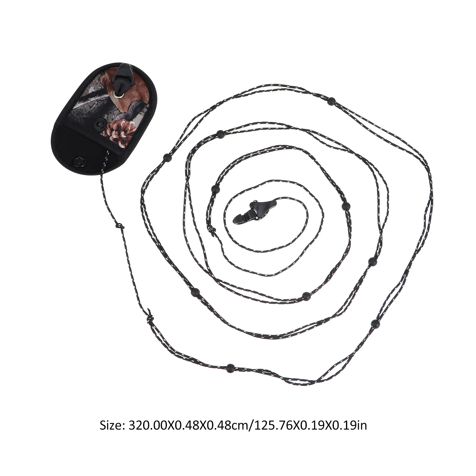 3.2 متر تجفيف حبل للتخييم في الهواء الطلق الغسيل حزام معلق التنزه نزهة السفر معدات صيد الأسماك تخزين فائدة الحبل #6