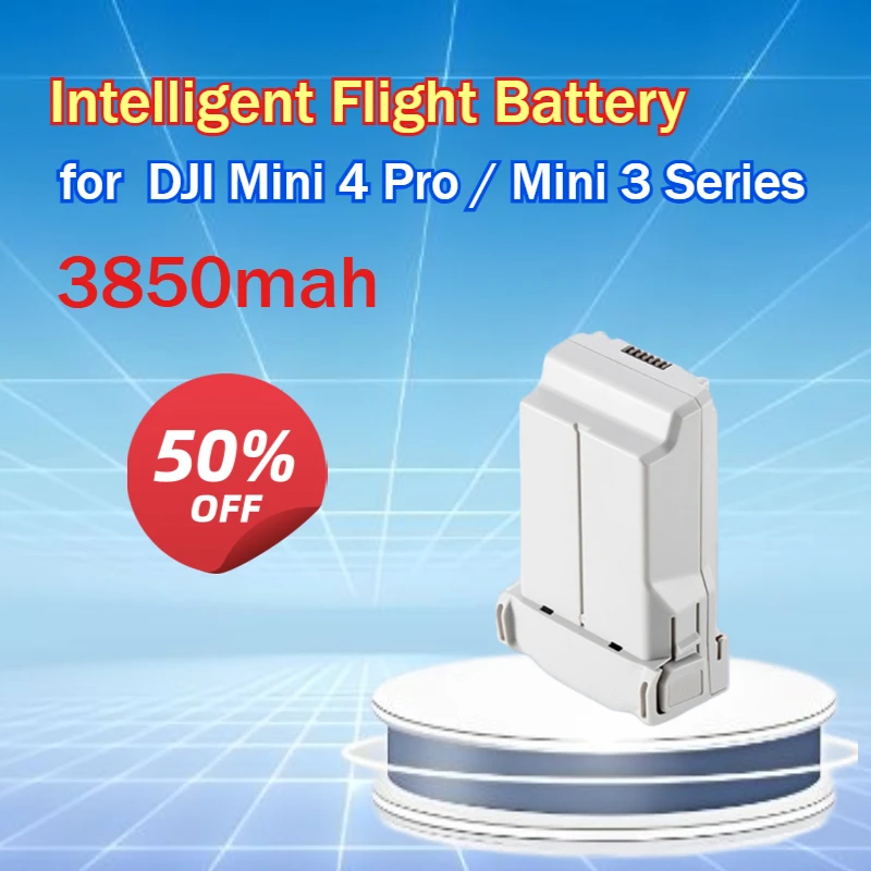 7.38V 3850mAh Long-Life Intelligent Flight Battery for DJI Mini 4 Pro Mini 3 Series Max Flight Time: 47 Minutes Lithium battery