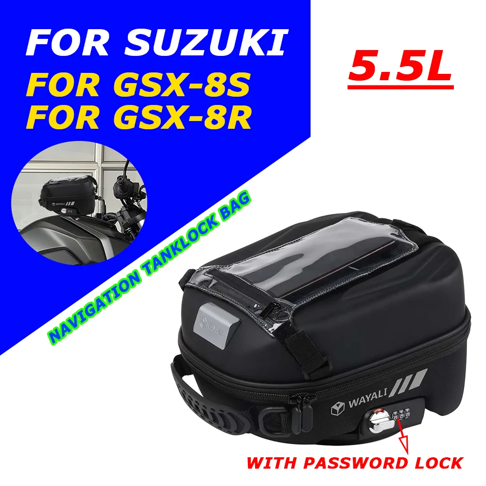 FOR SUZUKI GSX8S GSX8R GSX-8S GSX-8R GSX 8 S GSX8 R Motorcycle Accessories Tank Bag Luggage Backpack Tanklock Navigation Bags