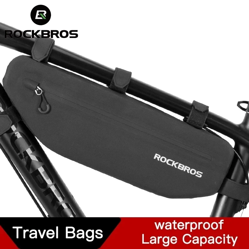 ROCKBROS Cycling Bicycle Bags Top Tube Front Frame Bag Waterproof MTB Road Triangle Pannier Dirt-resistant Bike Accessories Bags