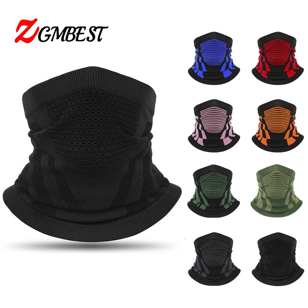 في الهواء الطلق الأشعة فوق البنفسجية حماية الرقبة الجراب معطف شتوي يندبروف قناع الوجه باندانا تزلج دراجة نارية المشي لمسافات طويلة ركوب الدراجات الصيد عقال كاب #1