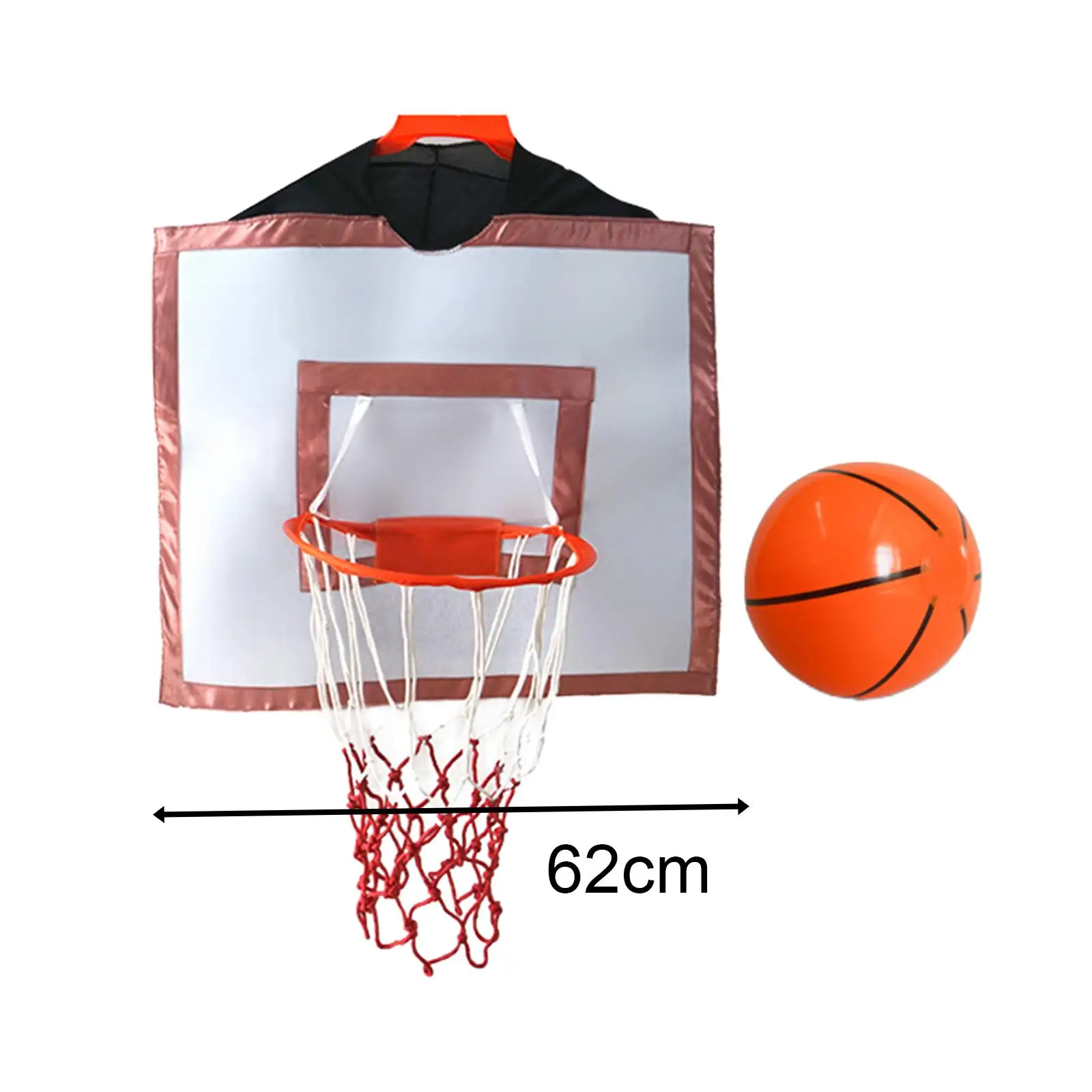 Wearable Basketball Hoop Costumes Sports Games Portable Basketball Props for