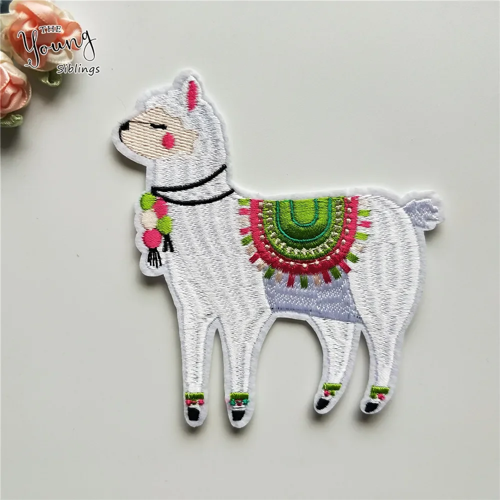 high quality badge Alpaca Small animals hot melt adhesive ironing bag clothing sewing DIY Excipients Accessories Banner patch