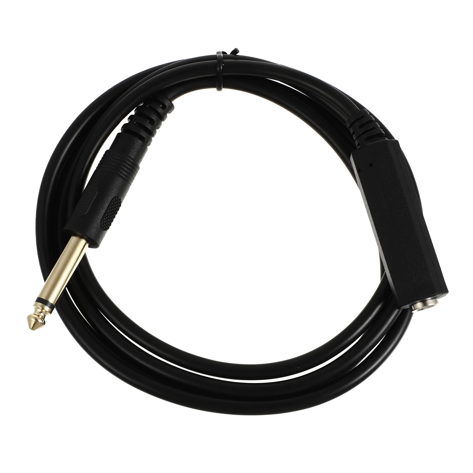 1Pcs Audio Kabel Verlängerung Gitarre Linie Kanone Kopf 6,35mm Männlich zu Weiblich Adapter Kabel für Gitarre Verbindung Sound system
