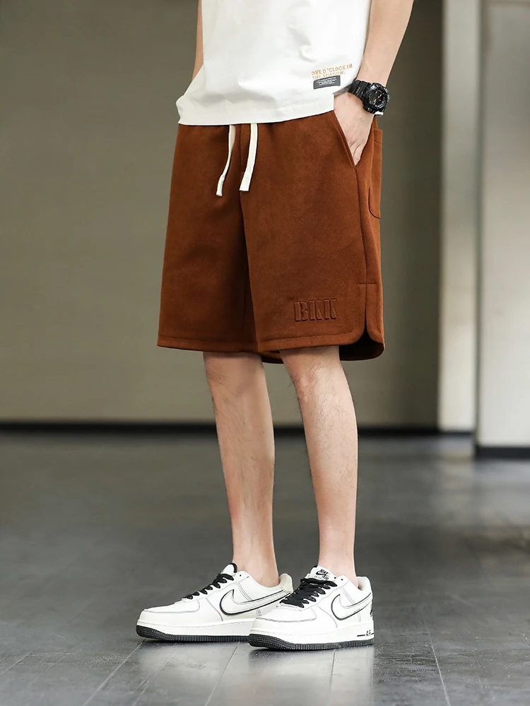 2023 Summer Men's Shorts Plus Size 6XL Drawstring Baggy Sweatshorts Male Wide Breeches Pants Men Short Sweatpants