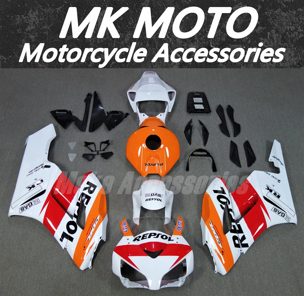 

Motorcycle Fairings Kit Fit For Cbr1000rr 2004-2005 Bodywork Set High Quality ABS Injection New Red White Orange